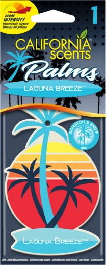 Hangende autogeur CALIFORNIA SCENTS Laguna Breeze – palmen
