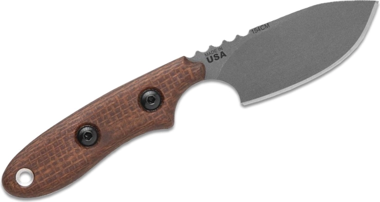 Stevige fulltang-constructie en 154CM-staal