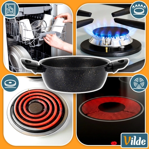 Universeel gebruik op meerdere soorten kookplaten