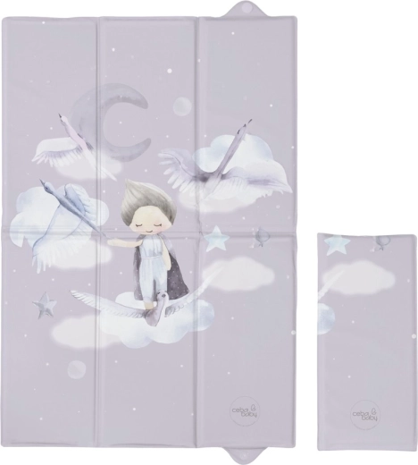 Ceba Baby reis-verschoonmat basic wild swans 60 × 40 cm