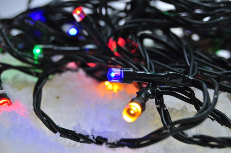 Solight LED-kerstverlichting voor buiten met 50 leds, 5 m, meerkleurig