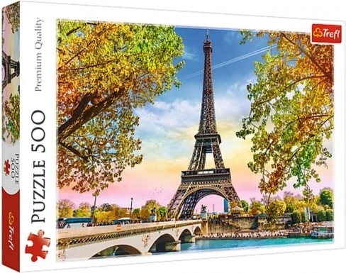Puzzel 500 stukjes romantisch Parijs TREFL