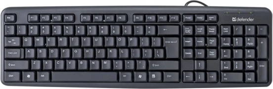 Kantoortoetsenbord Defender Element zwart