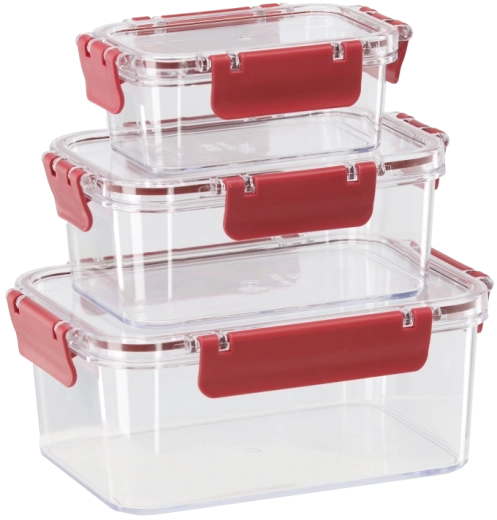 Set van drie formaten voor dagelijks gebruik