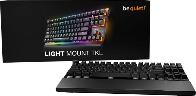 Be quiet! light mount TKL stille lineaire mechanische toetsenbord