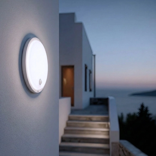 Slank rond design voor buiten en binnen