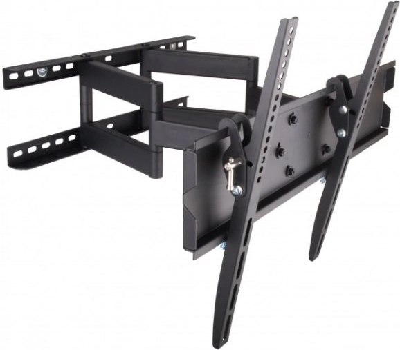 Muurbeugel voor TV 42–70" met volledige bewegingsvrijheid, 70 kg, zwart