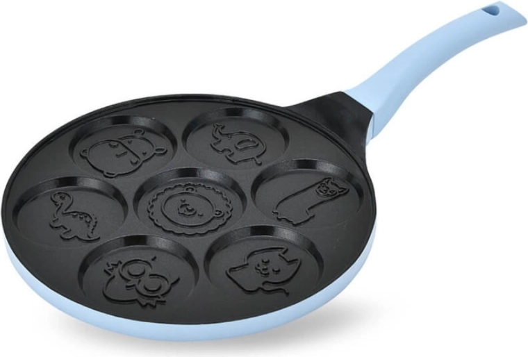 Maestro Cute pan voor poffertjes en pannenkoekjes 26 cm met diermotief