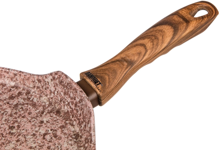 Smart Stone anti-aanbakoppervlak voor eenvoudig omdraaien