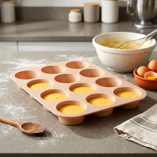 Comfortabel bakken van wel 12 stuks tegelijk