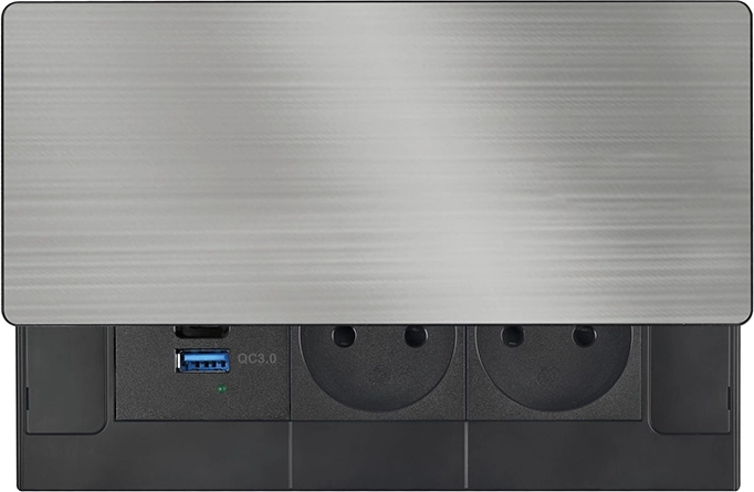 Snel USB-laden: USB‑C PD 20 W + USB‑A QC 3.0