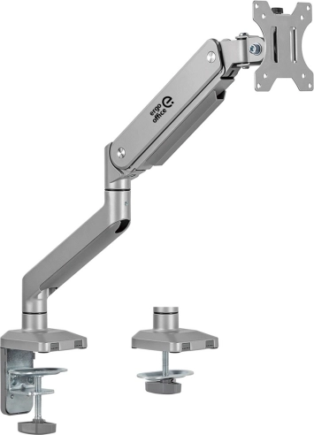 Ergonomische monitorarm met gasveer Ergo Office Zilver