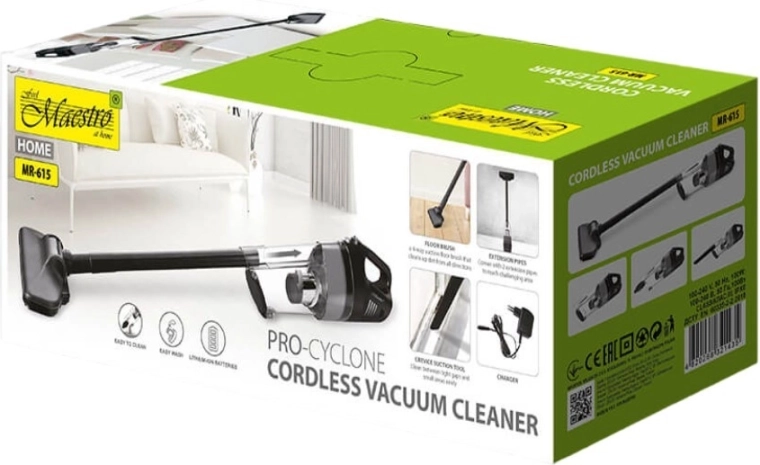 Sterke zuigkracht 6,5 kPa en vermogen 100 W