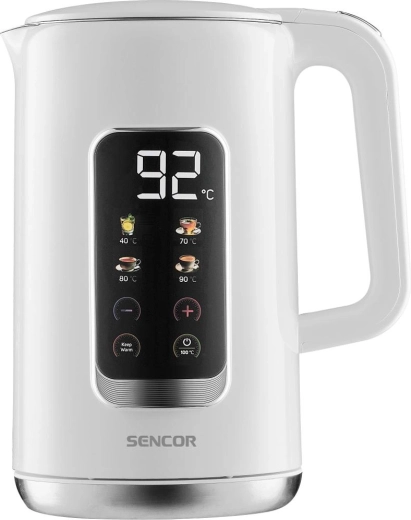 Sencor waterkoker met temperatuurregeling
