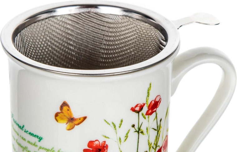 Fijne roestvrijstalen zeef voor een heldere infusie