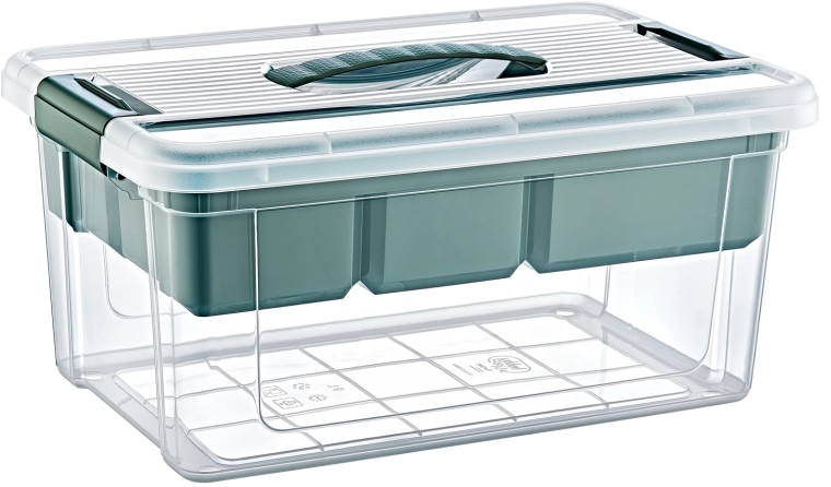 Transparante box voor snelle controle van de inhoud