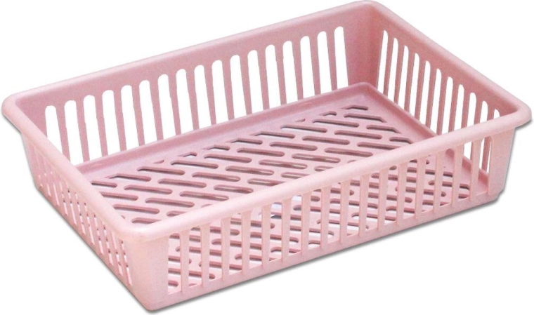 HANDY mandje klein 26 × 18,5 × 7 cm – kunststof, mix kleuren