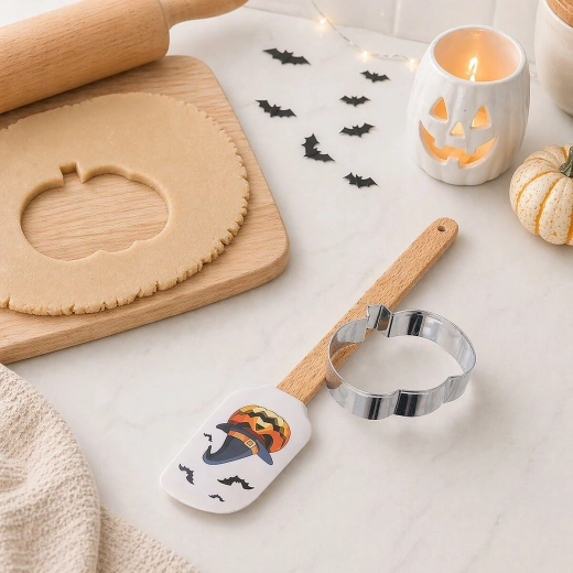 Pompoen-uitsteker voor koekjes en fondant