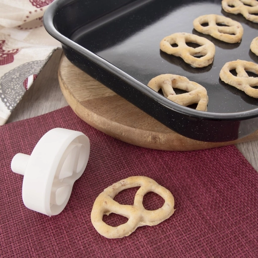 Uniforme pretzelvorm met één druk