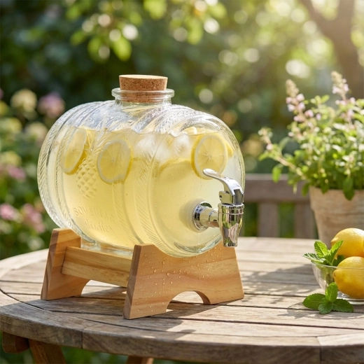 Kurkdeksel beschermt de drank