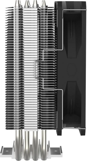 Vier vernikkelde heatpipes met Direct Contact