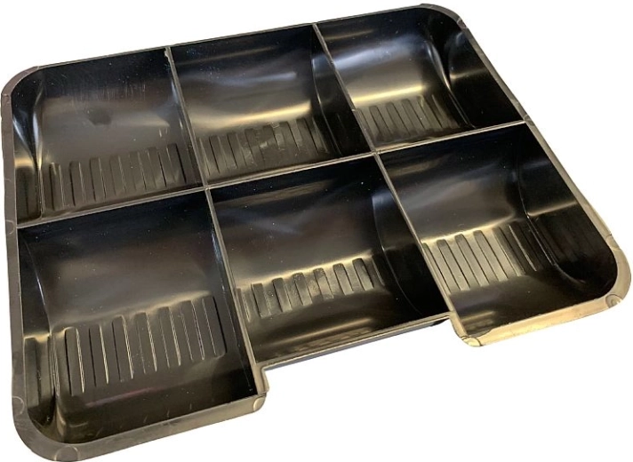 Geordende ruimte voor bankbiljetten en documenten