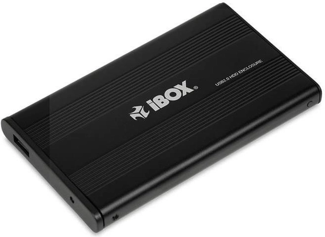 Externe aluminium 2,5" SATA USB 2.0 behuizing voor schijf I-BOX