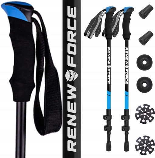 Trekkingstokken Renew Force met accessoires (2 stuks)