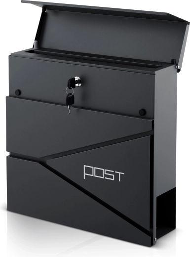 Veilige postopslag met slot en 2 sleutels