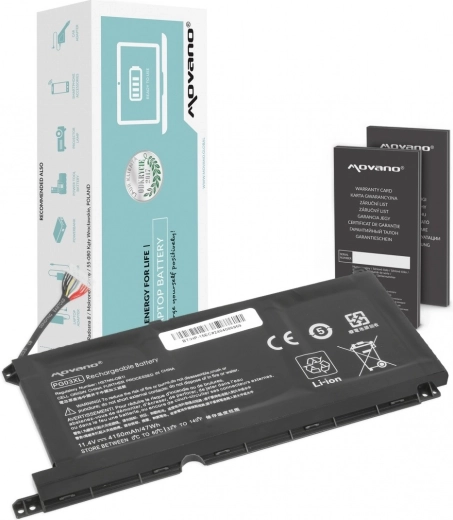 Movano PG03XL-accu voor HP laptops 15-dh, 15-ec, 15-dk en 16-a (4150 mAh / 47 Wh)