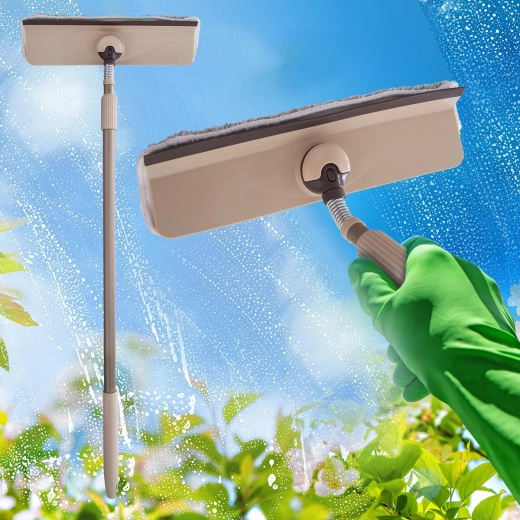 Wassen en droogtrekken in één hulpmiddel (2-in-1)