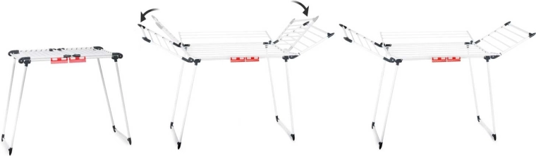 Vier uitklapbare vleugels