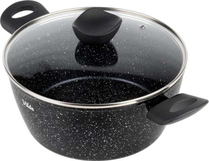 Glazen deksel met stoomventiel