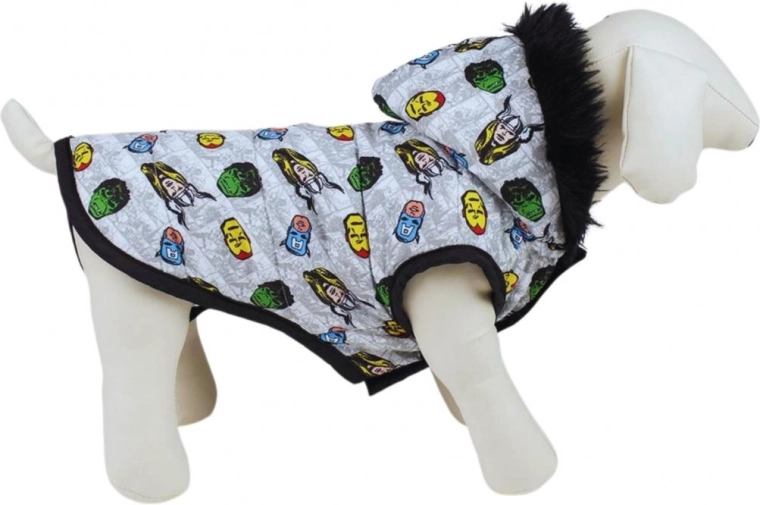 Winterjas voor hond Avengers maat L - 1 stuk