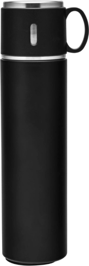 Altom Design thermos met bekerdeksel 580 ml zwart