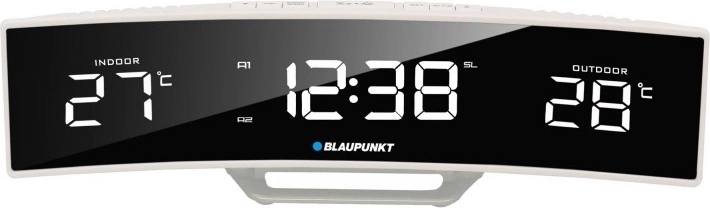 FM-radio wekker met alarm en thermometer