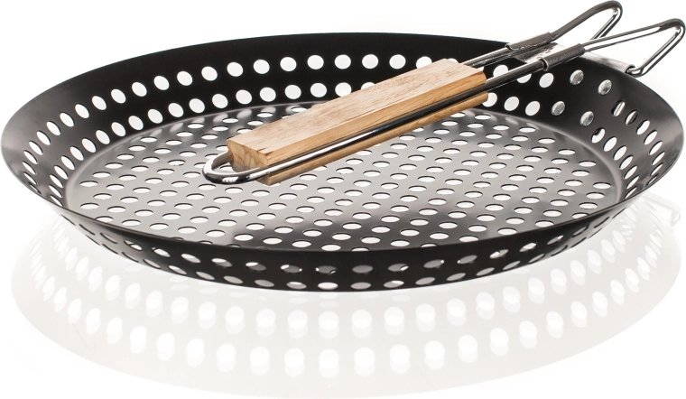 Inklapbare houten handgreep voor een veilige grip