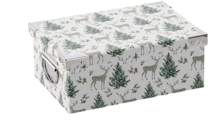Kerstcadeaudoos met beslag 25 × 17,5 × 9,8 cm