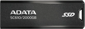 Externe SSD-schijf ADATA SC610 2000 GB USB 3.2 Gen2 zwart
