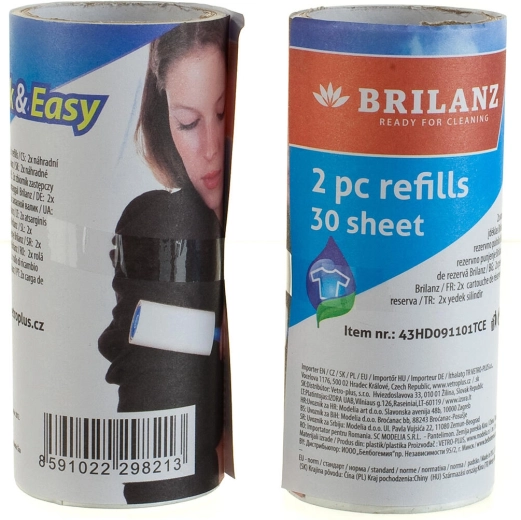 Vervangende kledingpluisrollers (2 stuks)