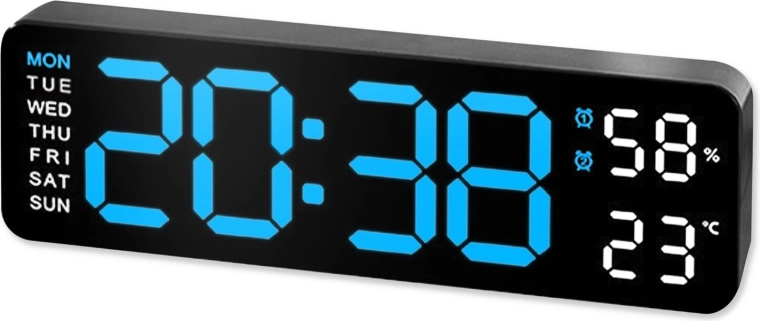 XXL LED-display – tijd uitstekend zichtbaar, ook vanop afstand