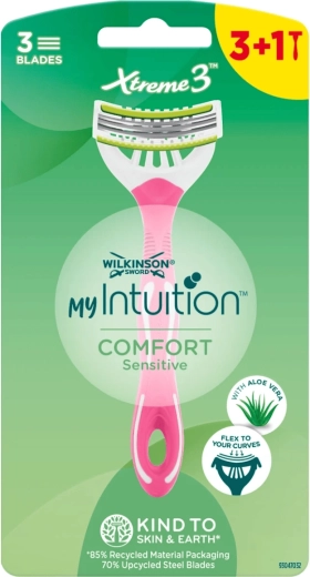 Wilkinson My Intuition Xtreme3 Comfort Sensitive wegwerp damesscheermes 3+1