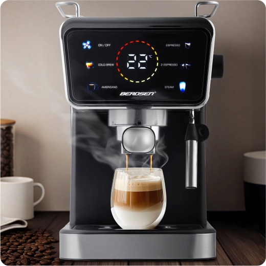 Krachtige extractie met 20 bar druk