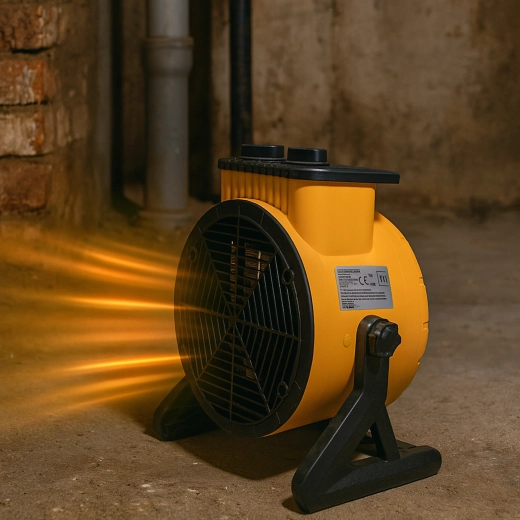 Draagbare en richtbare verwarming