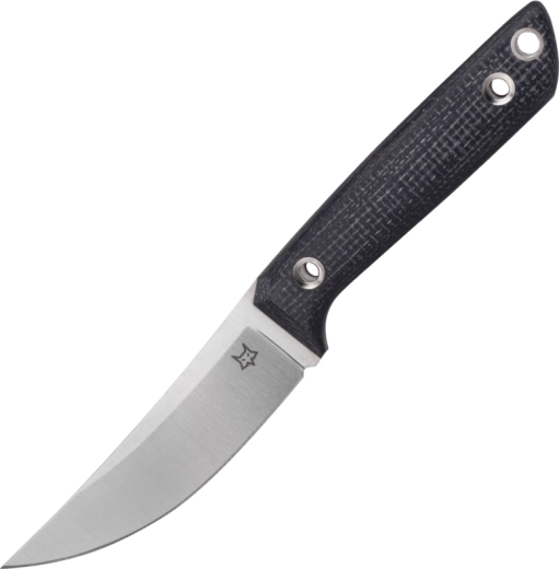 Fox Knives Perser outdoor mes 9 cm, zwarte micarta, leren schede