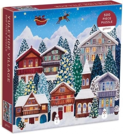 Kerstpuzzel Feestelijke Dorp 500 stukjes