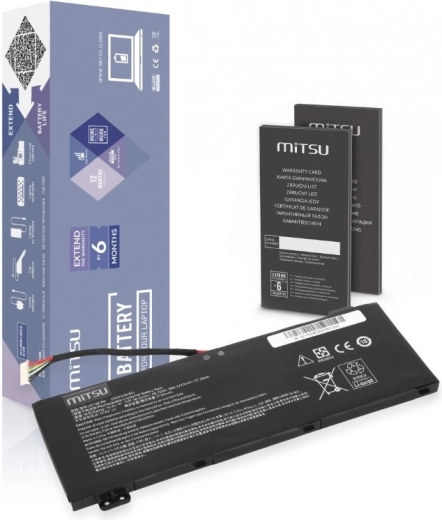 Mitsu-batterij voor Acer Nitro AN515-54 en AN517-51 3815 mAh