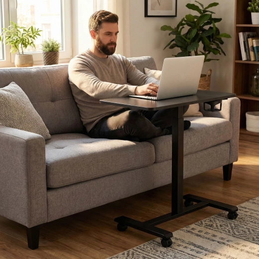 Mobiele constructie met wieltjes en rem