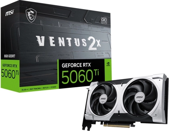 Grafische kaart GeForce RTX 5060 Ti 8GB Ventus 2X OC Plus