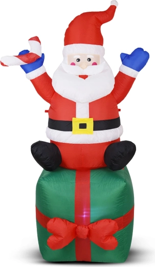 Opblaasbare Sinterklaas met ledverlichting, 180 cm